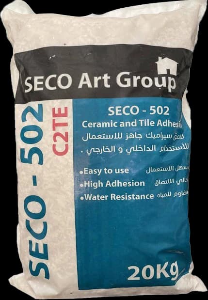 كيس لاصق السيراميك SECO-502 C2TE وزن 20 كغ
